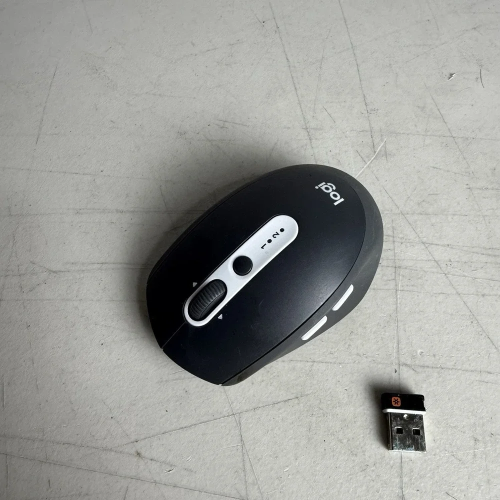 Logitech - M585 Multi Device Wireless Bluetooth Mouse - with Dongle - Gray